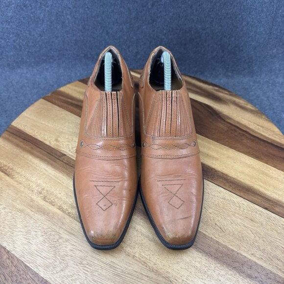 Dingo Women’s Brown Leather Western Country Cowgirl Ankle Sz 7 D102218 - Picture 4 of 11